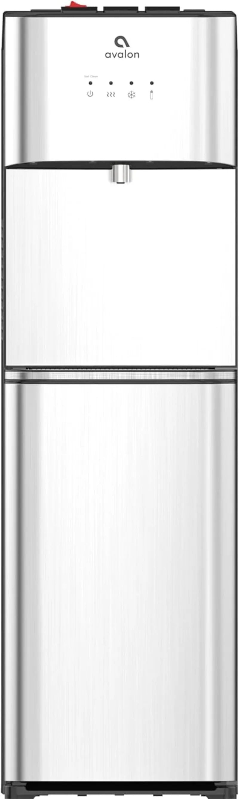 Self Cleaning Bottleless Water Cooler Water Dispenser - 3 Temperature Settings - Hot, Cold & Room Water, Durable Stainles