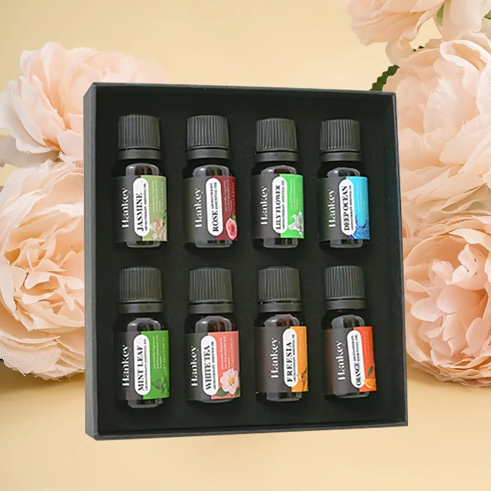 8x0.34oz Fall Fragrance Oil  Winter Set Of Scented Oils  Candle Making Scents  Aromatherapy Essential Oils Gift Set For Home Dif