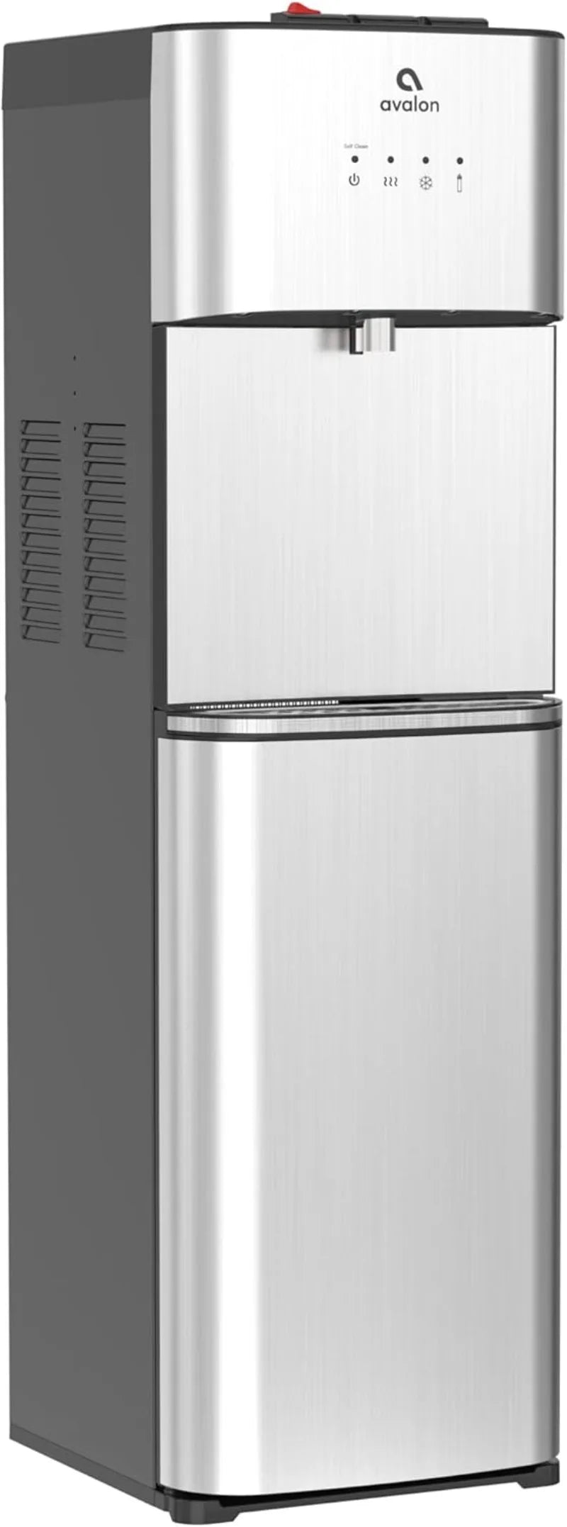 Self Cleaning Bottleless Water Cooler Water Dispenser - 3 Temperature Settings - Hot, Cold & Room Water, Durable Stainles
