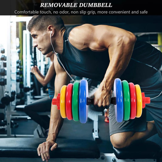 Colorful Dumbbell Colorful Removable Non Slip Grip Fitness Gym Home Weight Lifting Hand Dumbbell Fitness Dumbbell Hand Dumbbell
